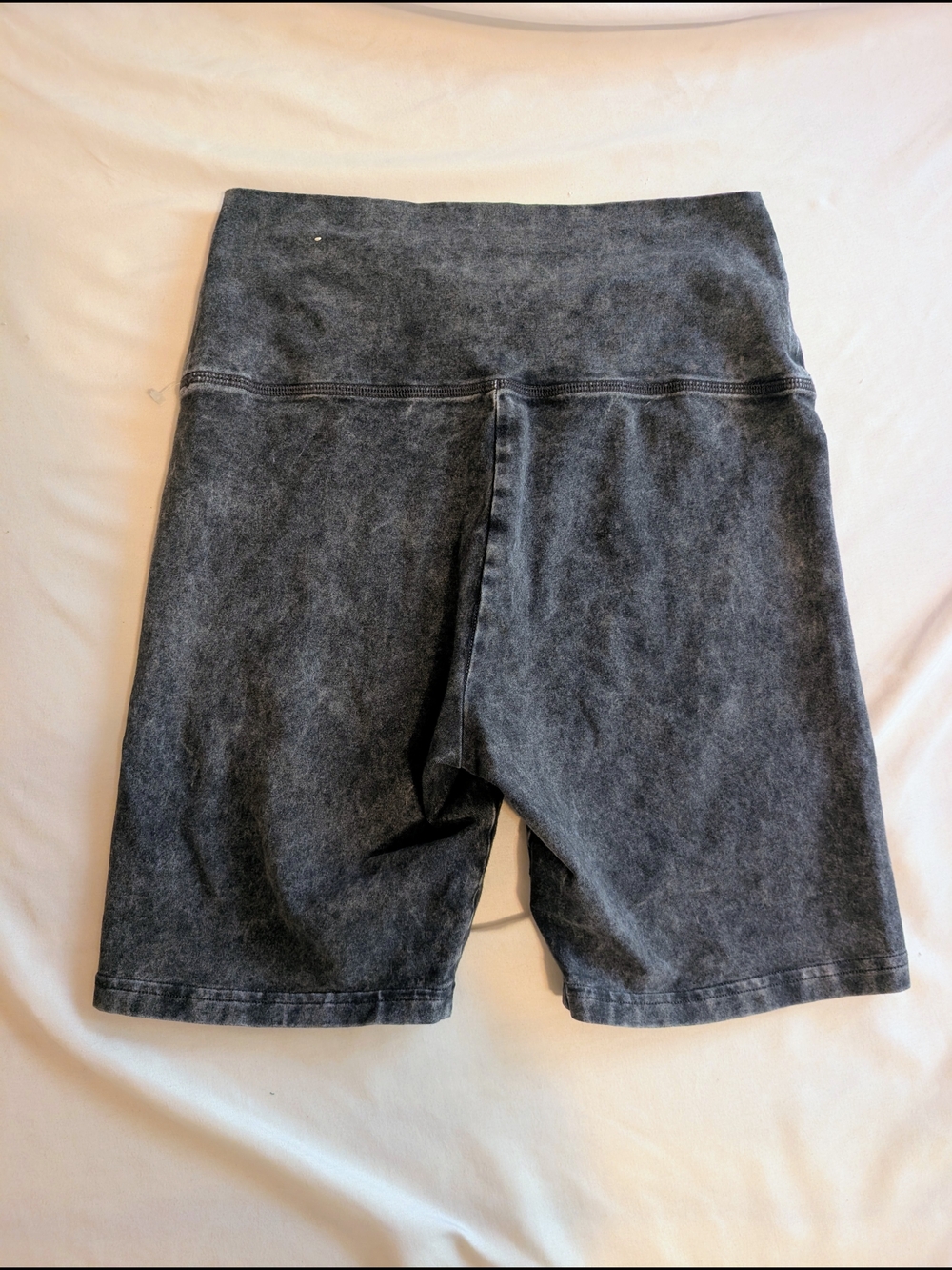 aerie Chill.Play.Move High-Rise Bike Shorts in Washed Charcoal - Picture 2 of 5
